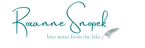 Roxanne Snopek love notes from the lake